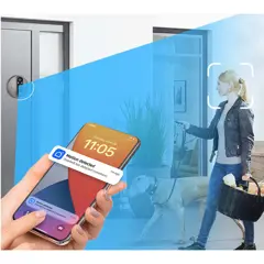 Bild på Prixton DV50 smart WiFi-dörrkikare