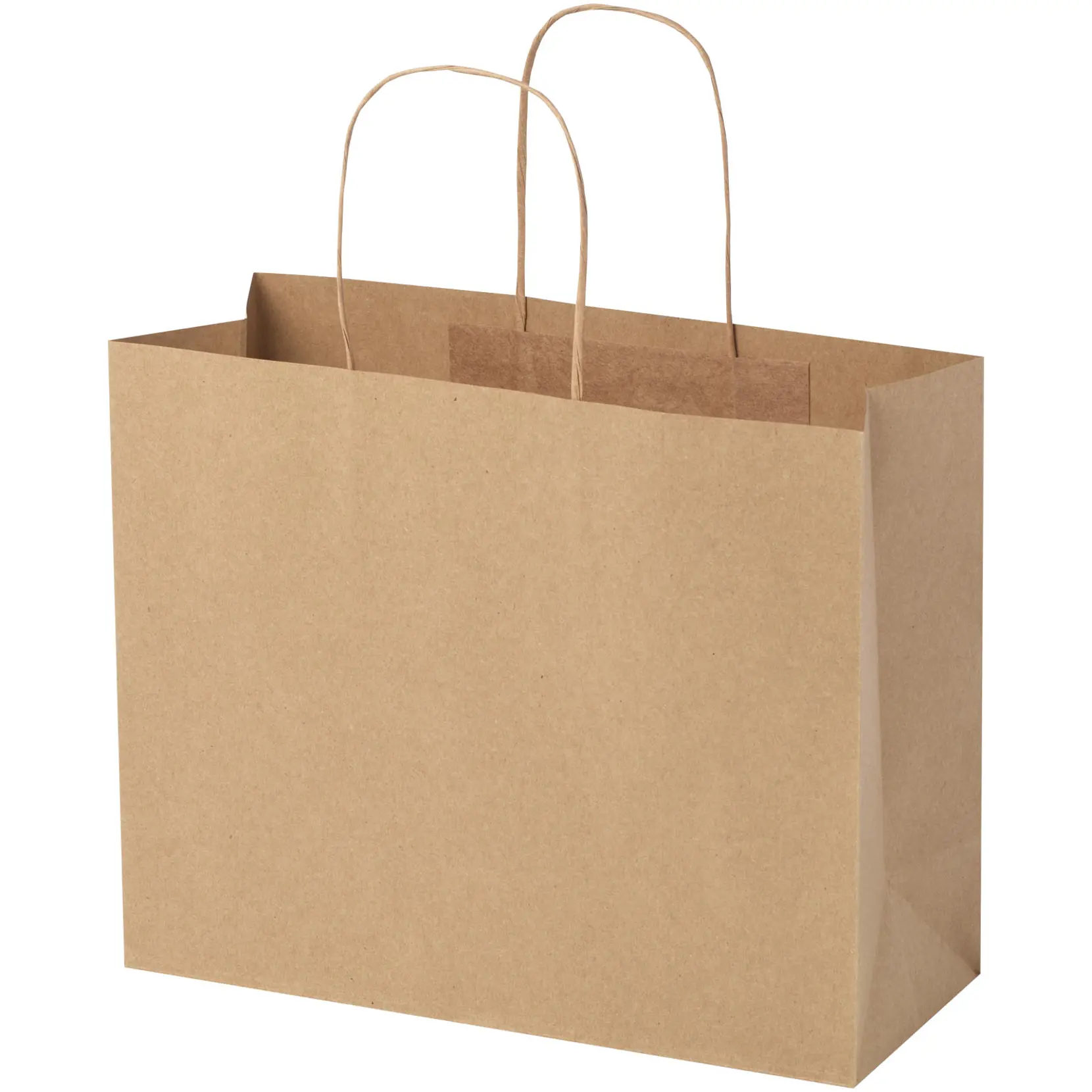 Bild på Kraftpapperspåse 120 g/m2 med tvinnade handtag  – large