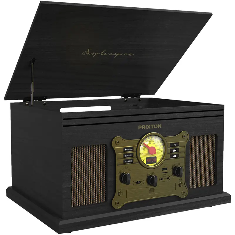 Bild på Prixton Century vinylspelare och musikspelare