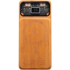 Bild på SCX.design P48 10 000 mAh magnetisk powerbank i trä 15 W