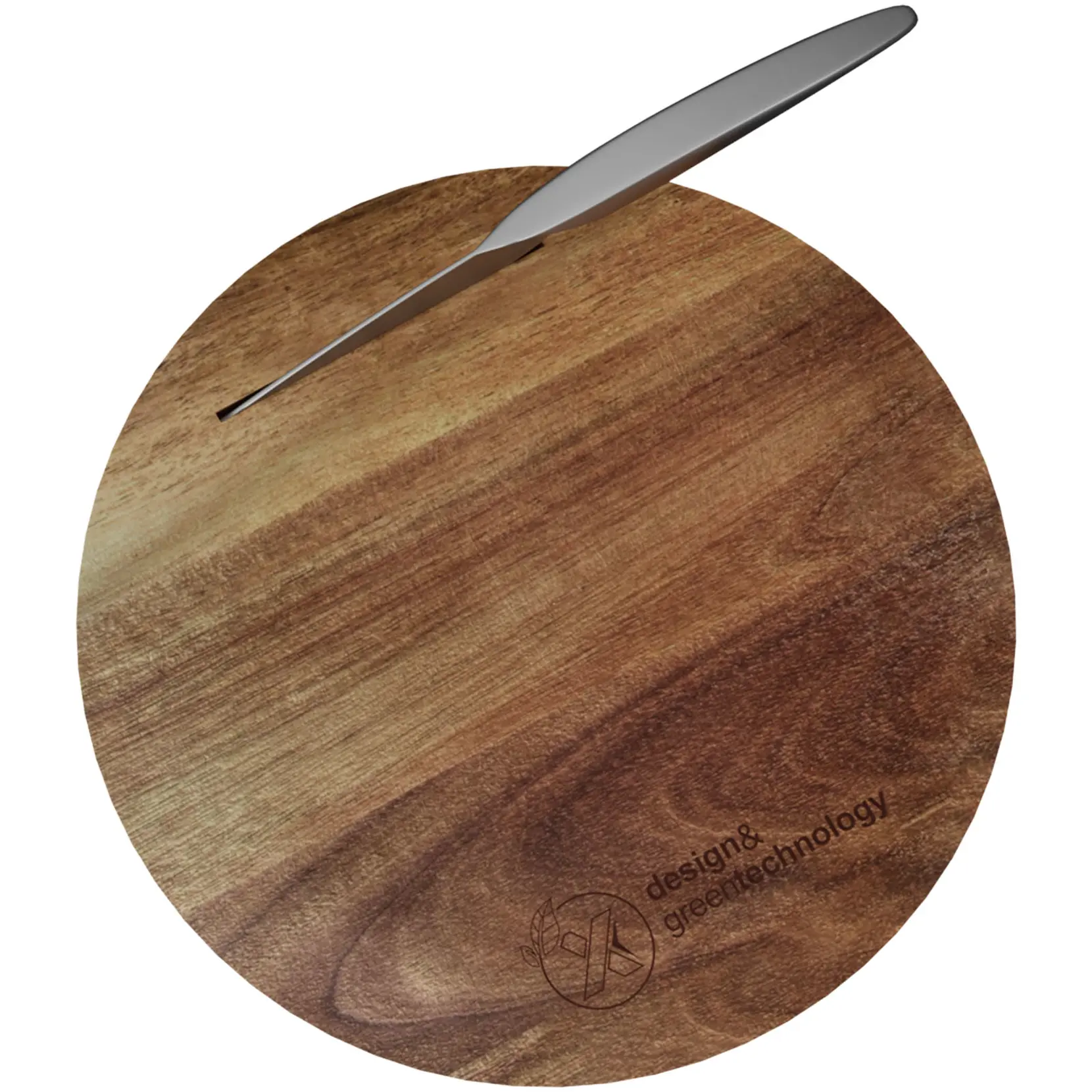 Bild på SCX.design K03 set med skärbräda i trä och kniv