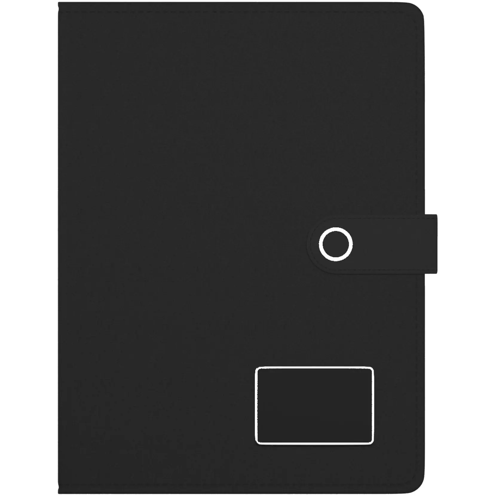 Bild på SCX.design O17 light-up A4-anteckningsbok med powerbank