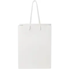 Bild på Handgjord 170 g/m2 påse i integra-papper med plasthandtag – medium