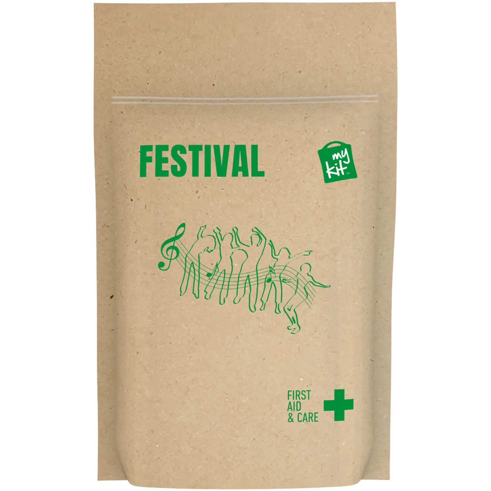 Bild på MiniKit Festival med papperspåse