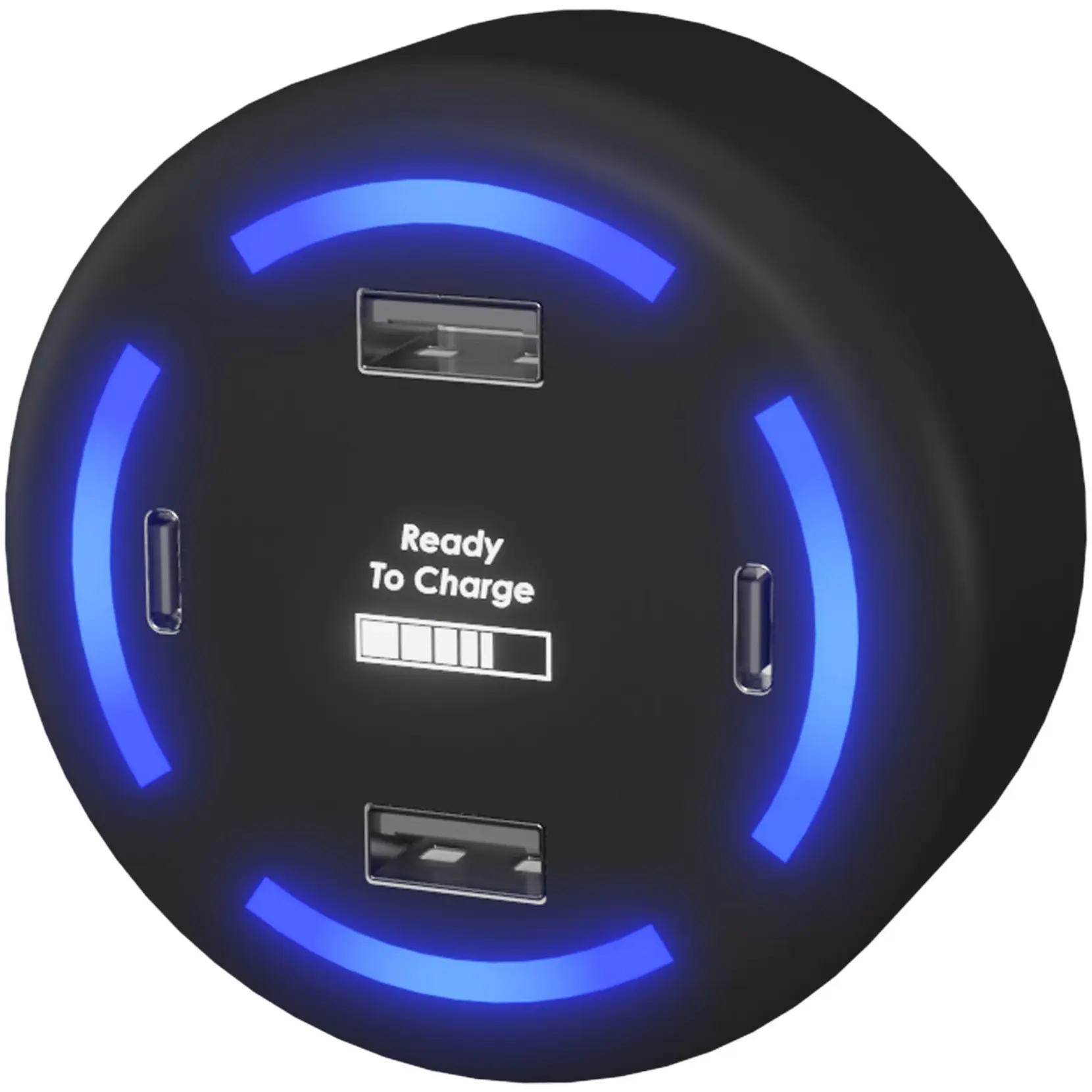 Bild på SCX.design H11 adapter med upplyst logotyp