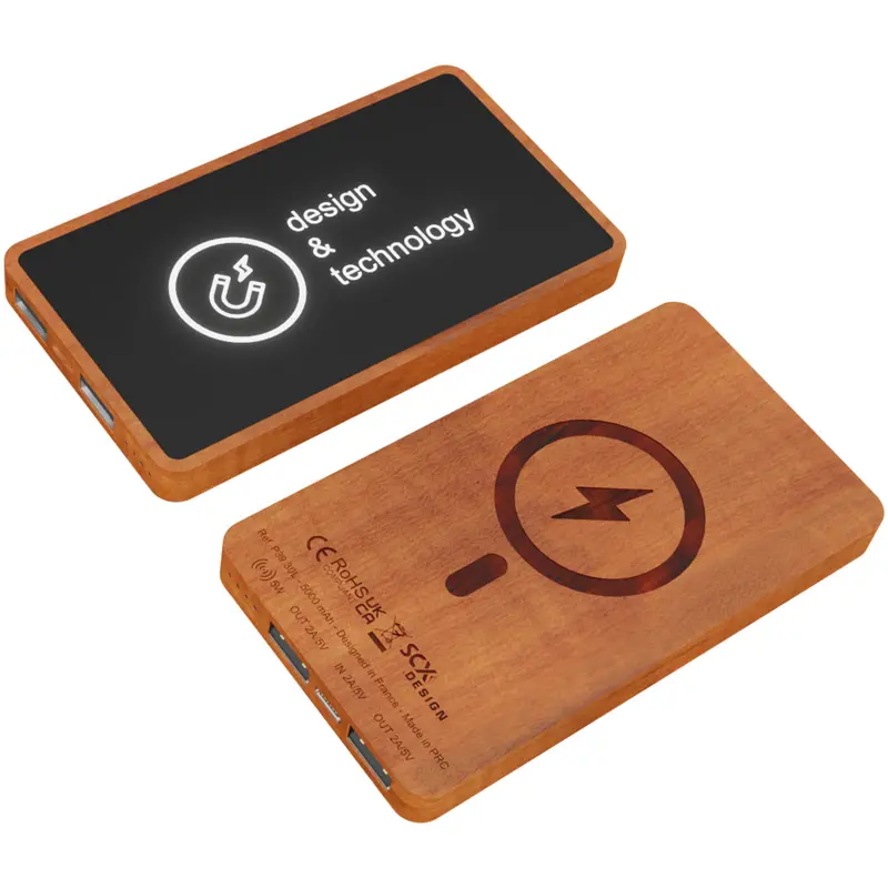 Bild på SCX.design P39 magnetisk trådlös powerbank 5 000 mAh, 5 W