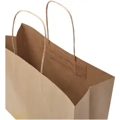 Bild på Kraftpapperspåse 120 g/m2 med tvinnade handtag  – large