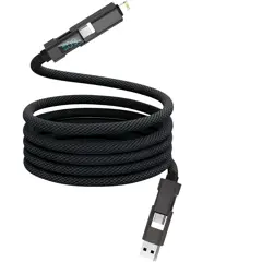 Bild på SCX.design C57 100W 4-i-1 rPET-laddningskabel med magnet och display