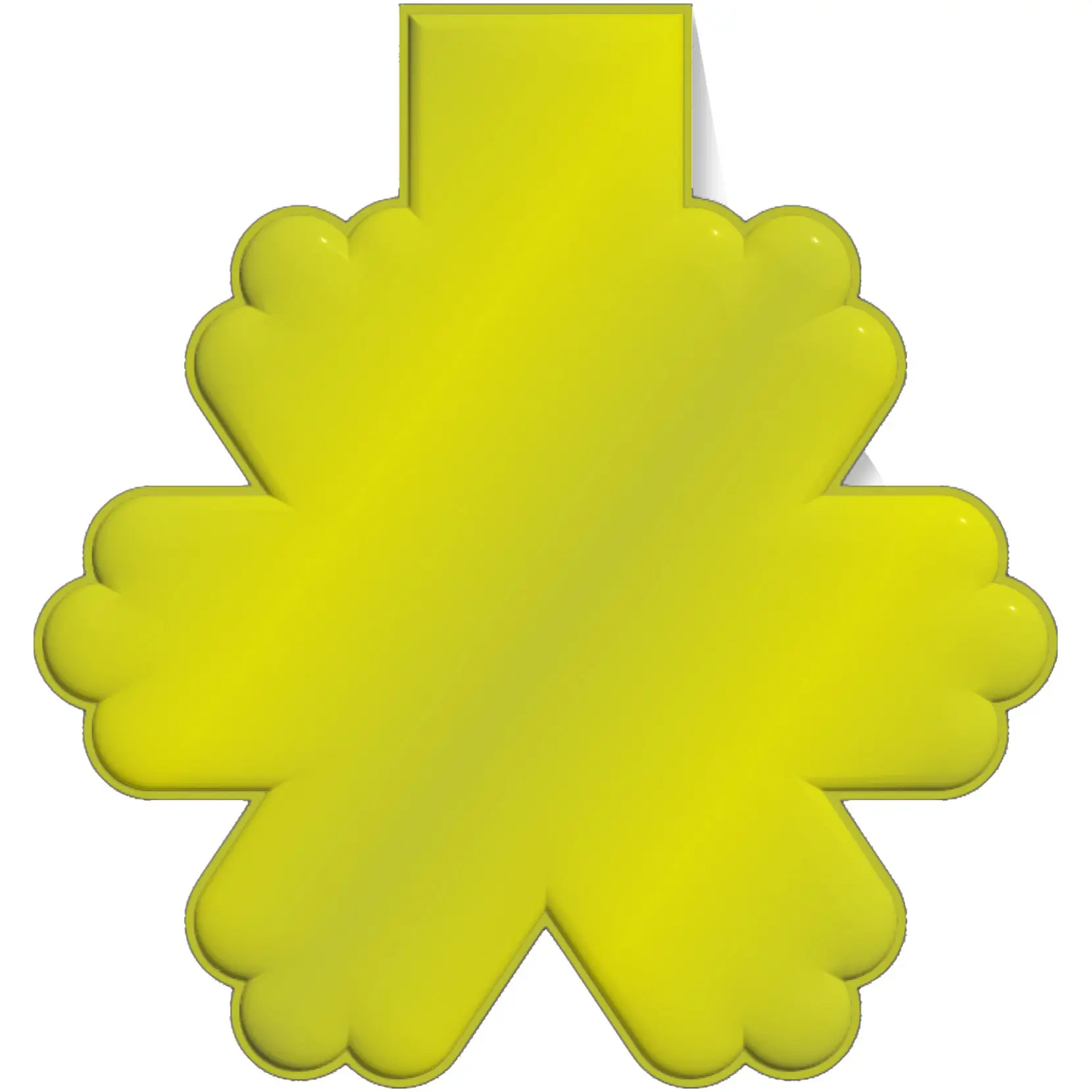Bild på RFX™ M-10 snöflinga reflekterande PVC-magnet 