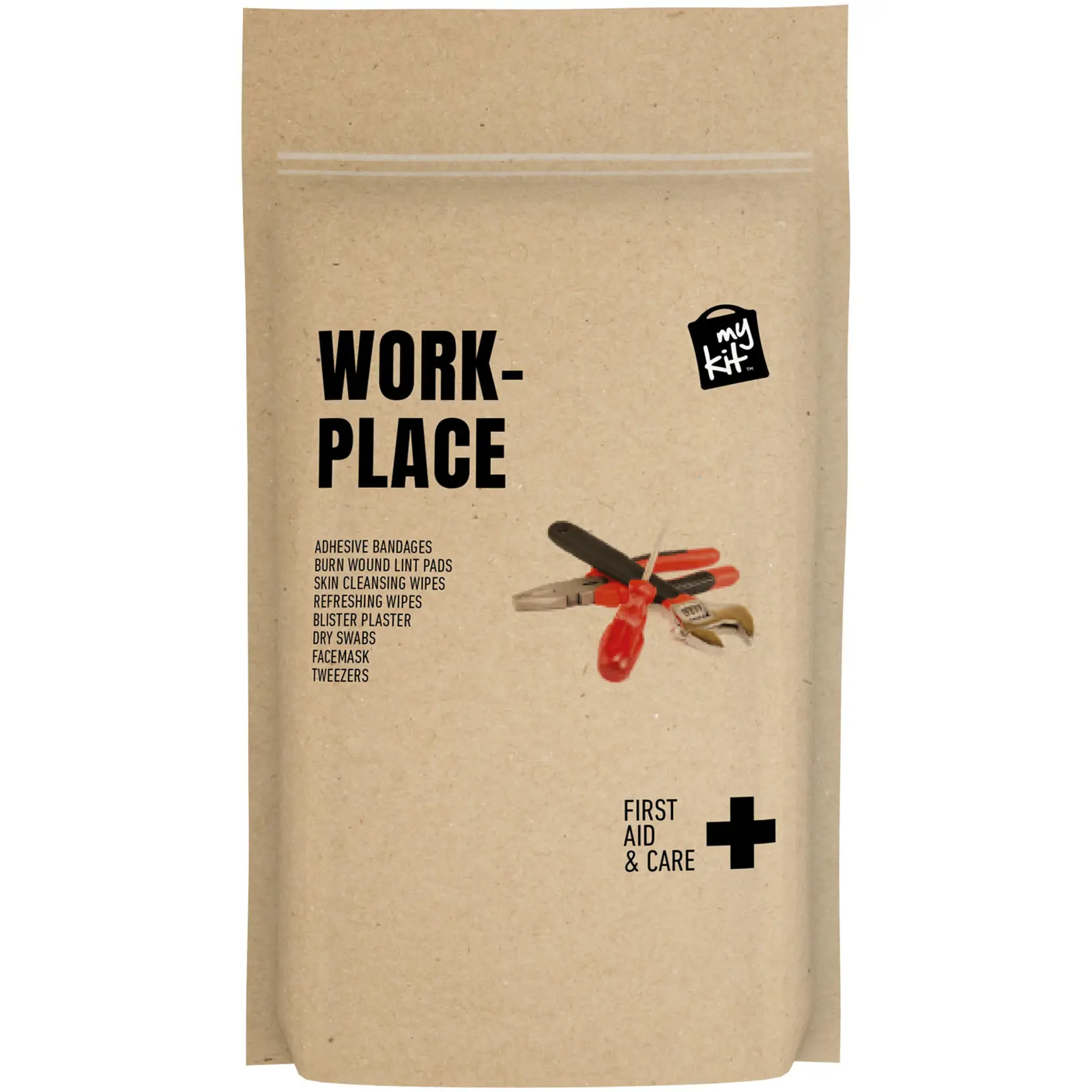 Bild på MyKit Workplace med papperspåse