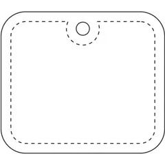 Bild på RFX™ H-20 rektangulär reflekterande PVC-hängare, XL