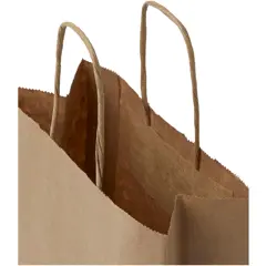 Bild på Kraftpapperspåse 80 g/m2 med tvinnade handtag – small