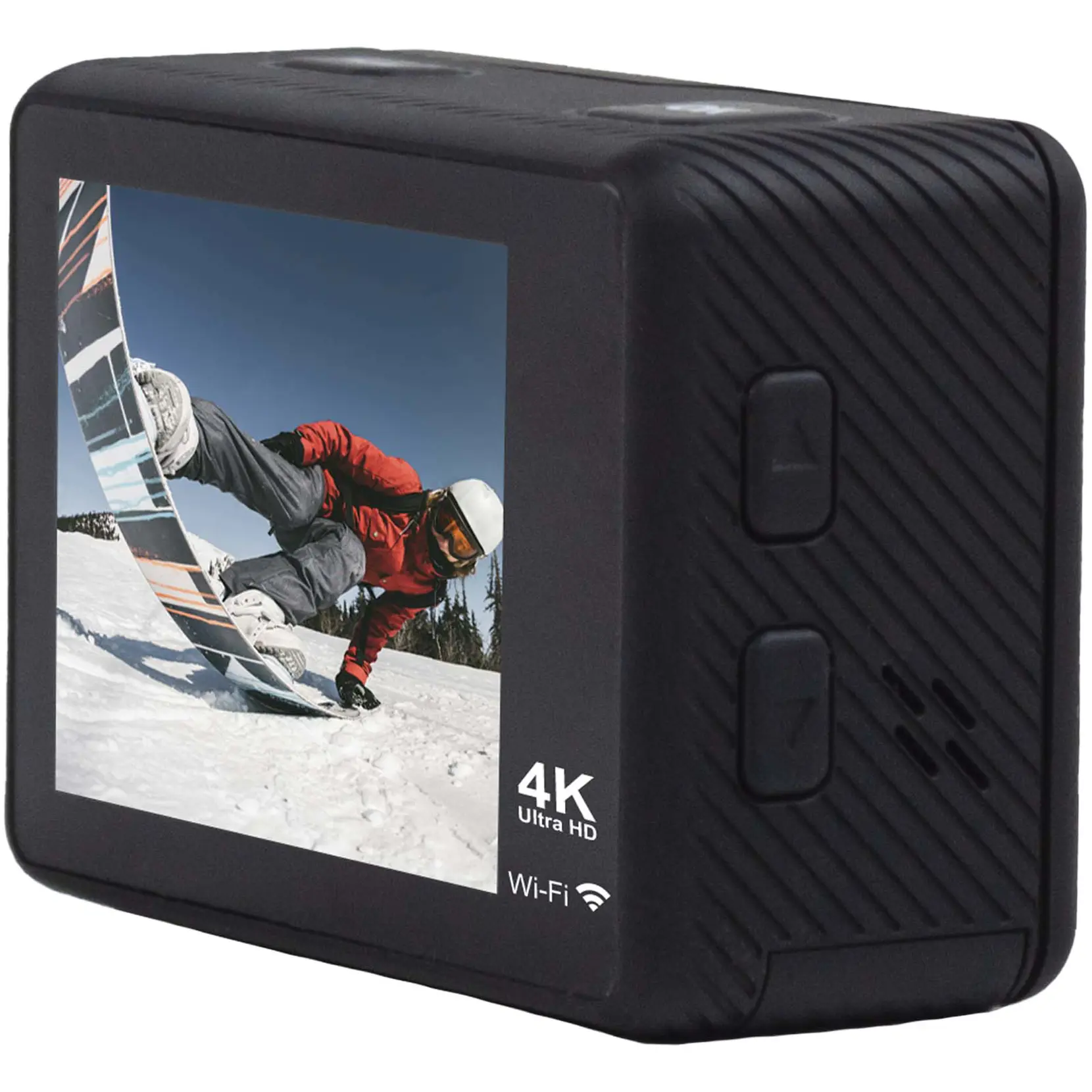 Bild på Prixton DV670 4K actionkamera med dubbel skärm