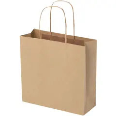 Bild på Kraftpapperspåse 120 g/m2 med tvinnade handtag – small