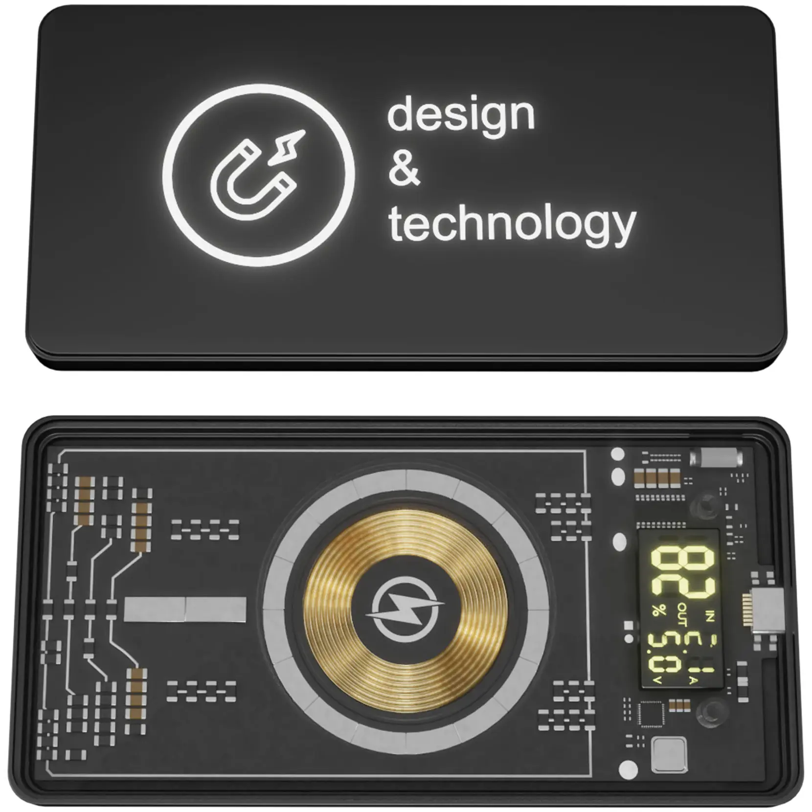 Bild på SCX.design P19 magnetisk trådlös powerbank 5 000 mAh 5 W
