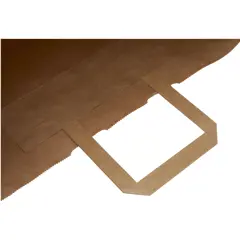 Bild på Kraftpapperspåse 80-90 g/m2 med platta handtag – XL