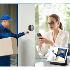 Bild på Prixton DV50 smart WiFi-dörrkikare