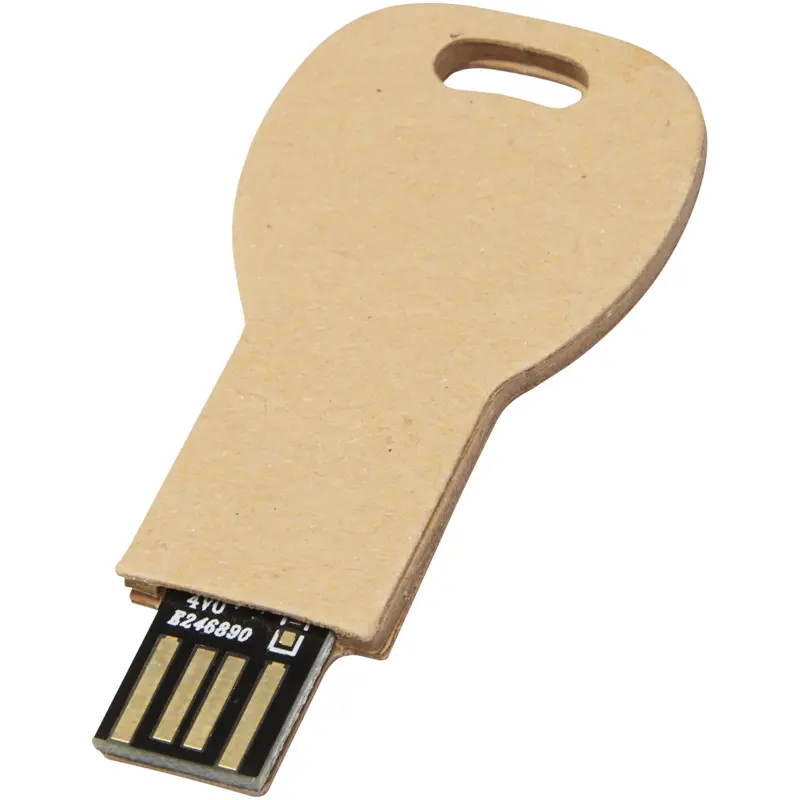 Bild på Nyckelformat USB-minne 2.0 i återvunnet papper