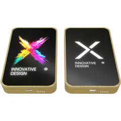 Bild på SCX.design P26 15W 5 000 mAh MagSafe powerbank av trä