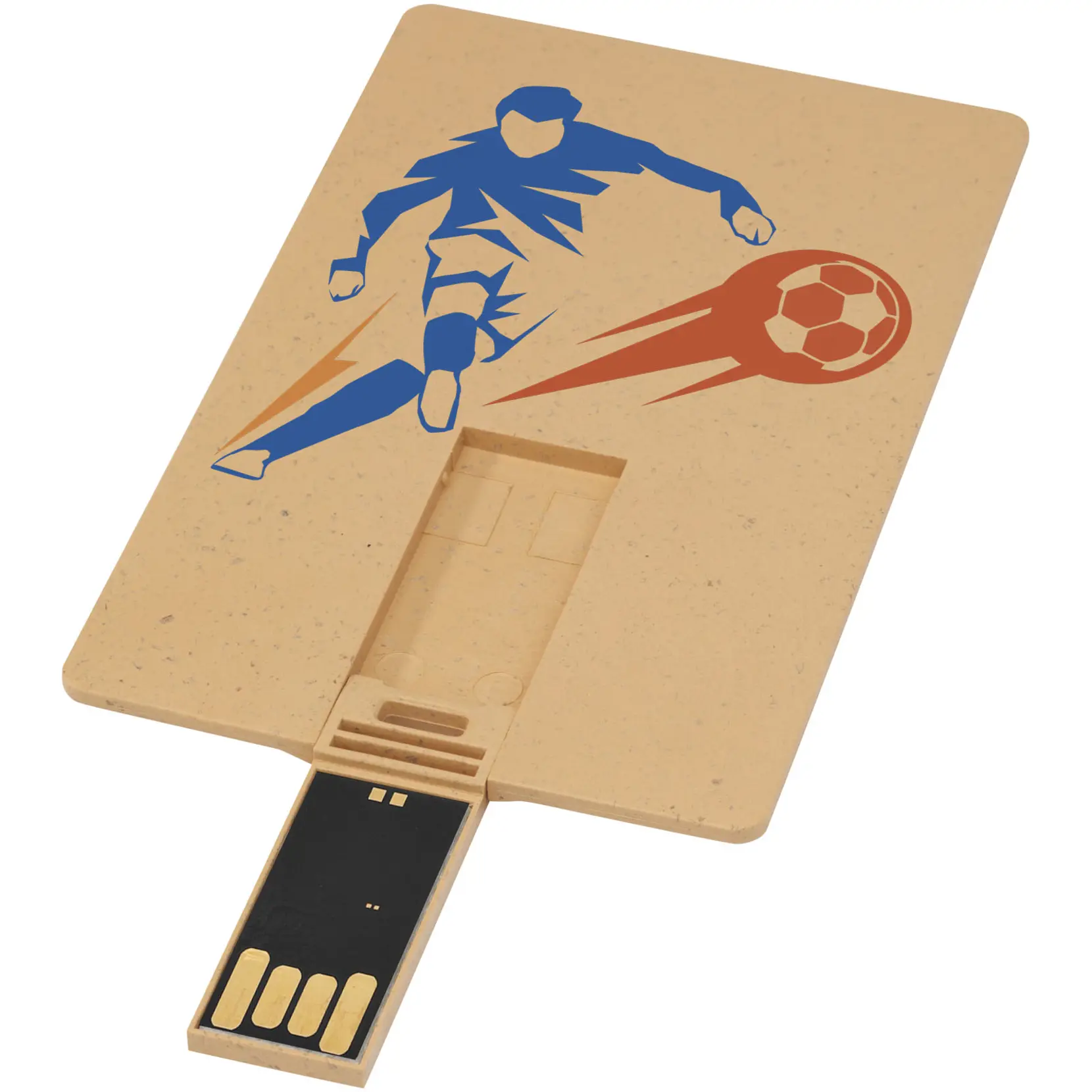 Bild på Rektangulär nedbrytbar USB i kreditkortsformat