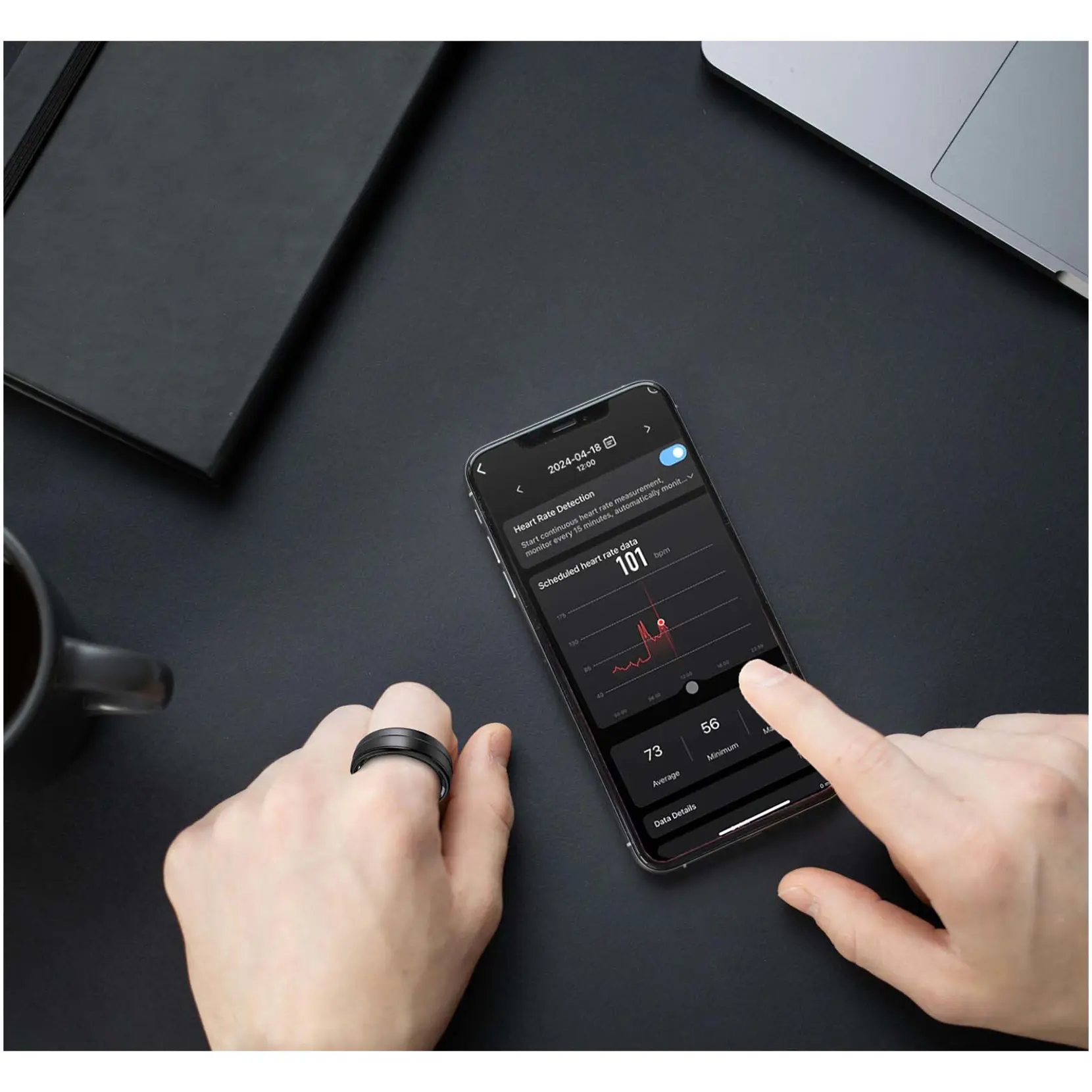 Bild på Prixton Orbyt smart ring