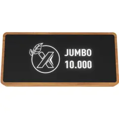 Bild på SCX.design P46 powerbank av trä på 10 000 mAh för trådlös laddning