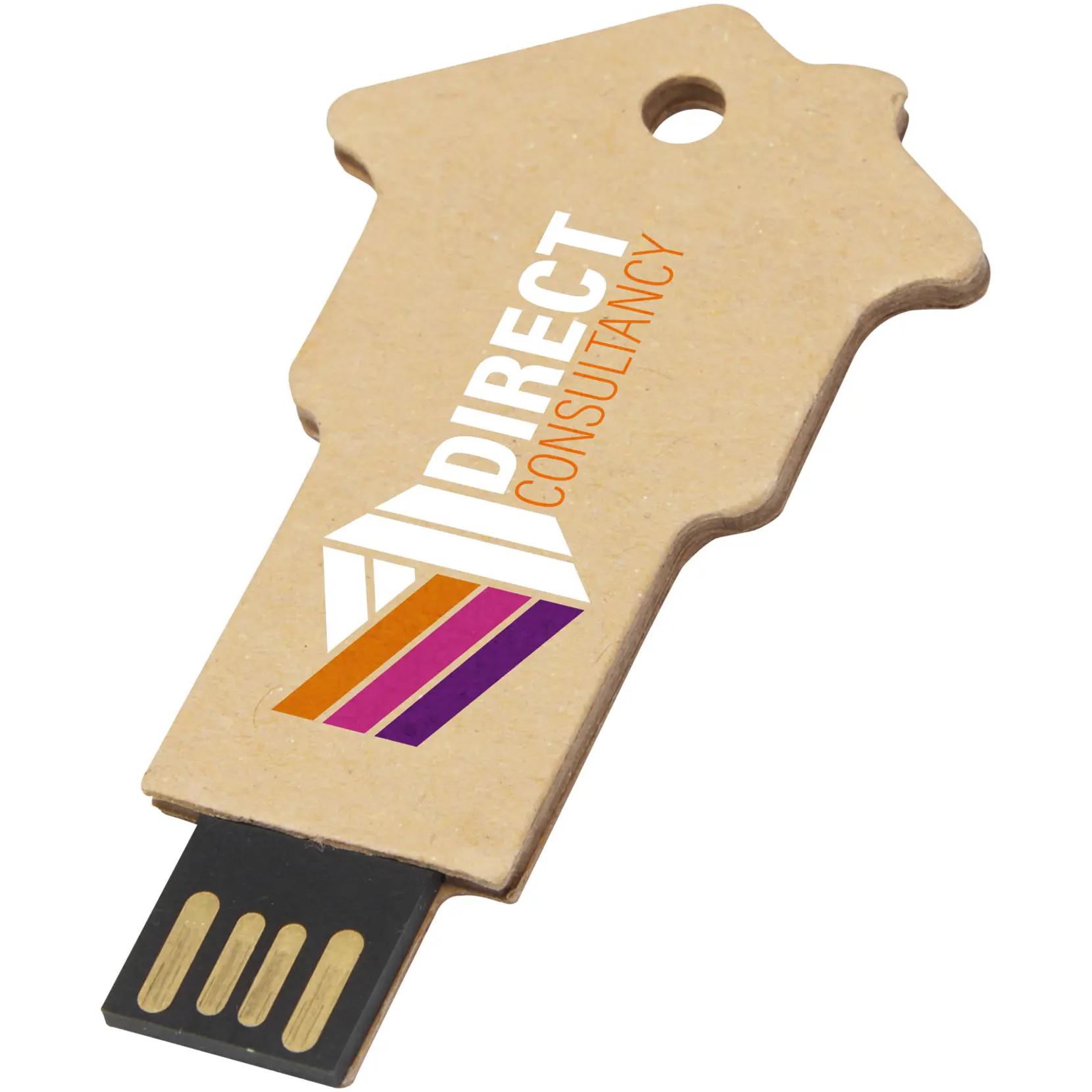 Bild på Husformat USB-minne 2.0 i återvunnet papper