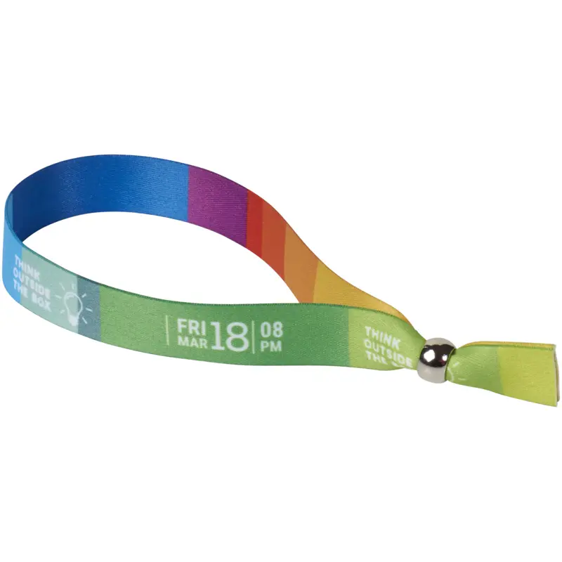 Bild på Evi fullfärg festival armband - metallspänne