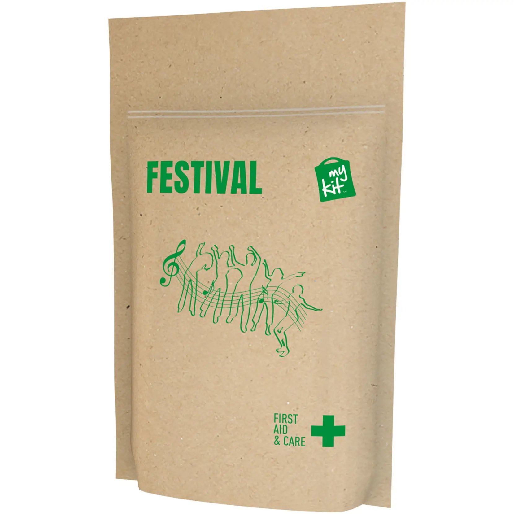 Bild på MiniKit Festival med papperspåse