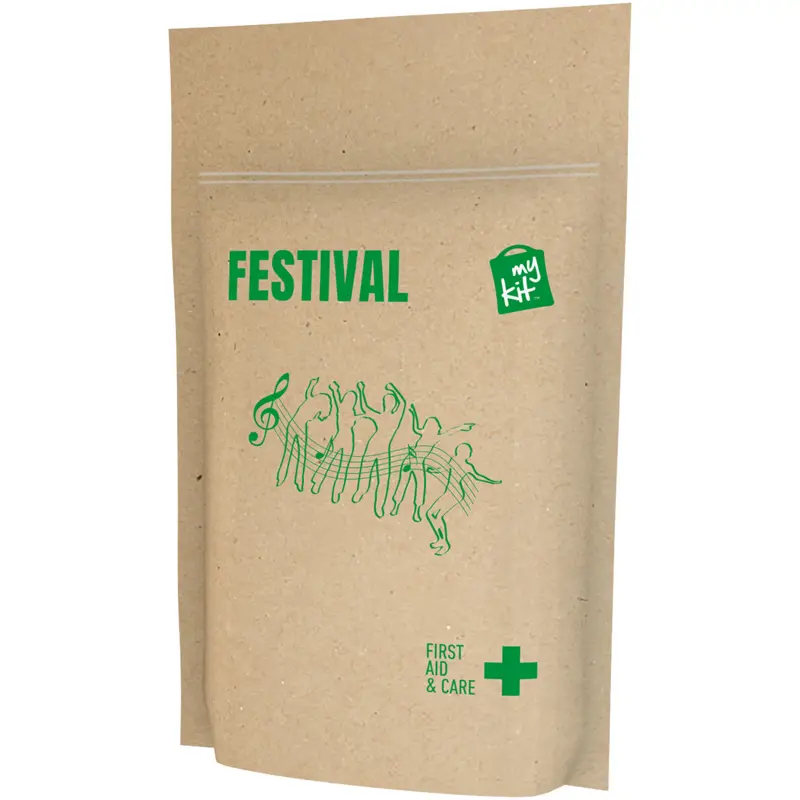 Bild på MiniKit Festival med papperspåse