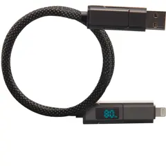 Bild på SCX.design C57 100W 4-i-1 rPET-laddningskabel med magnet och display