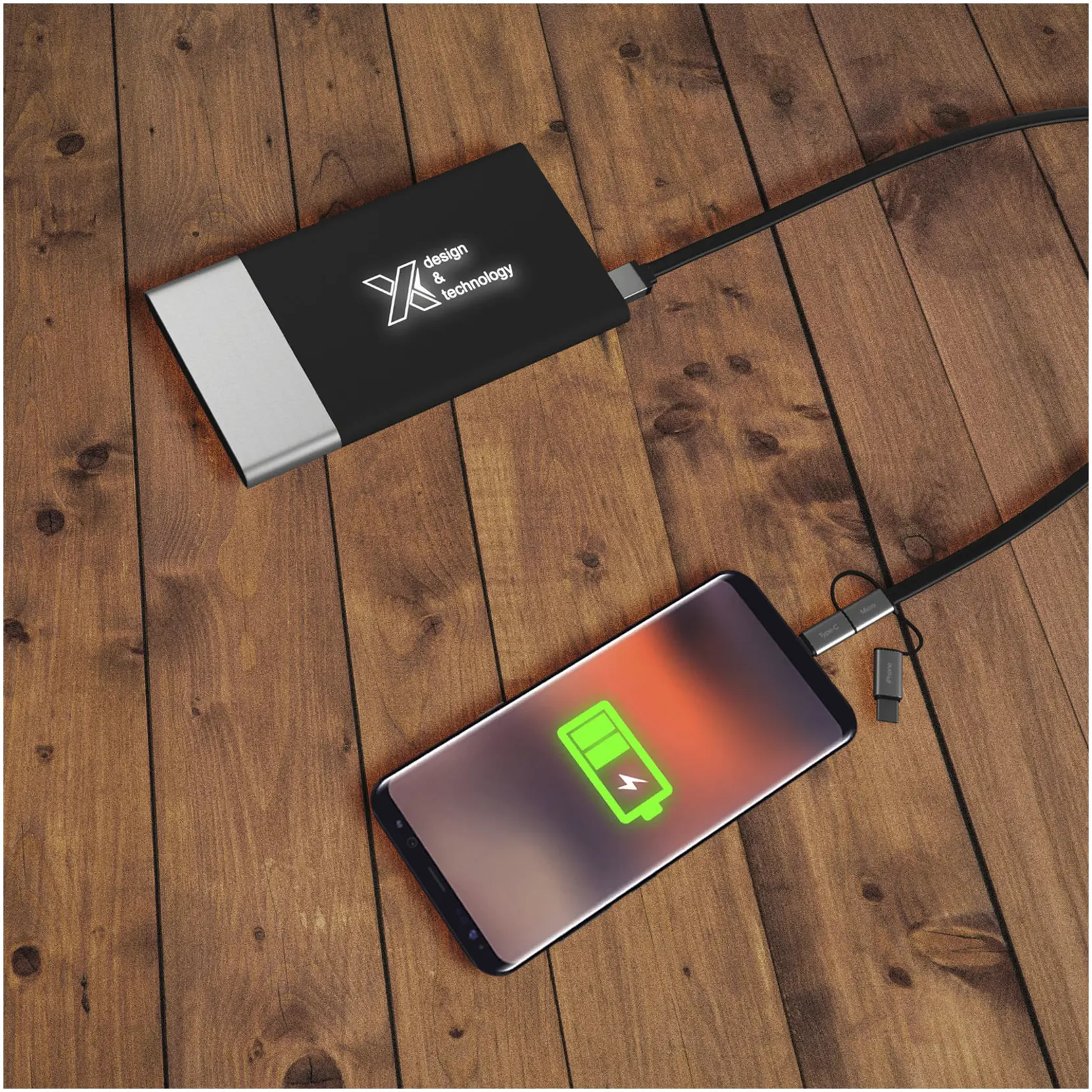 Bild på SCX.design P20 light-up 5000 mAh powerbank
