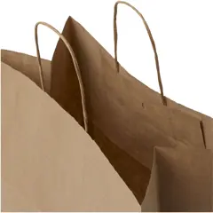 Bild på Kraftpapperspåse 80-90 g/m2 med tvinnade handtag – XL
