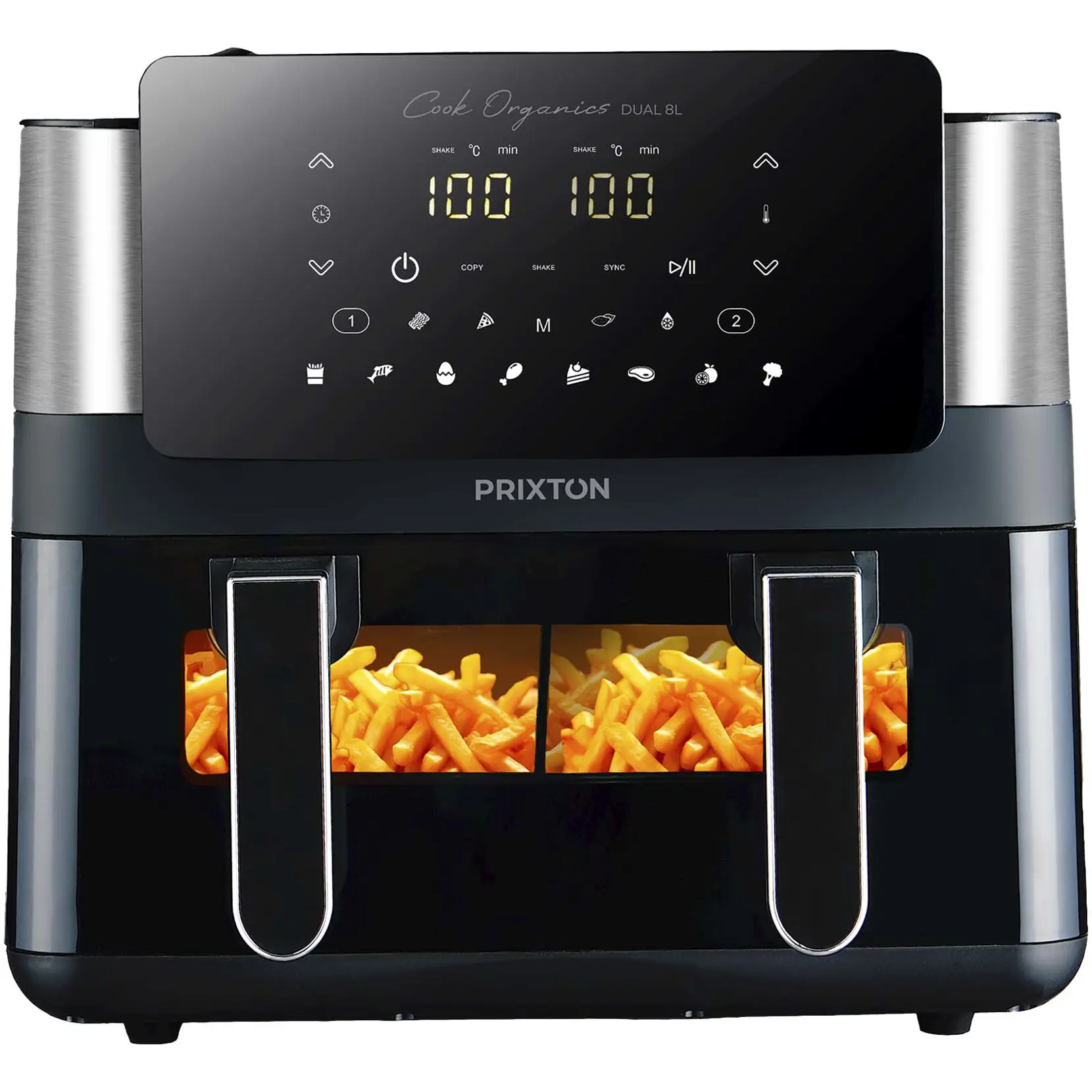 Bild på Prixton Cook Organics dubbel airfryer på 8 liter