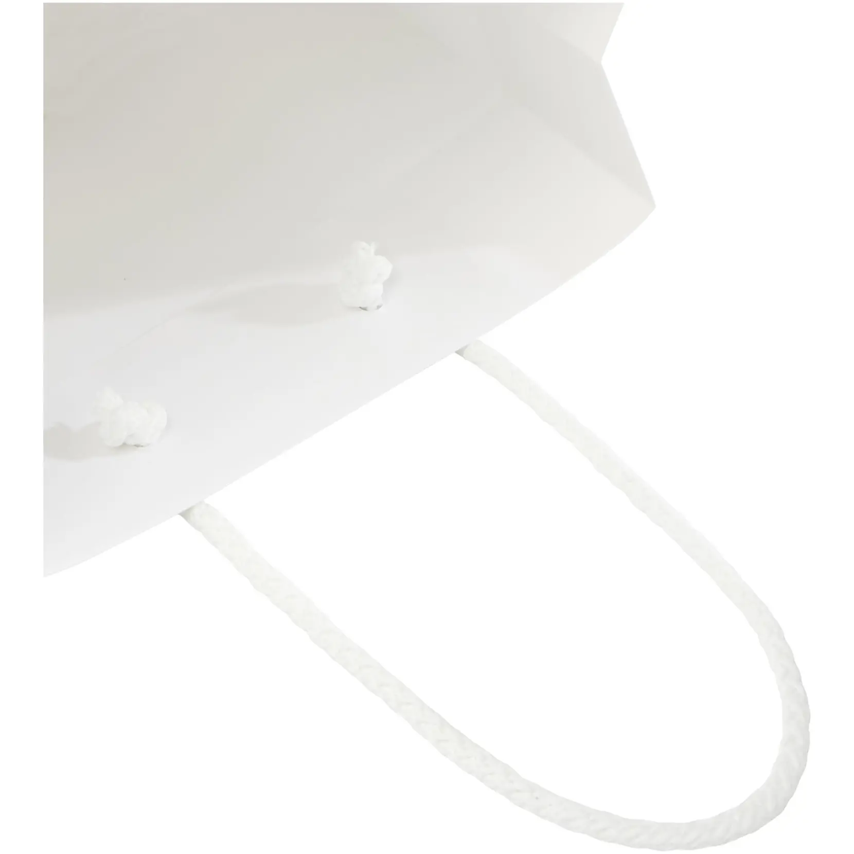 Bild på Handgjord 170 g/m2 påse i integra-papper med plasthandtag – medium