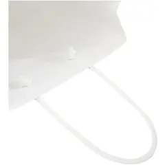 Bild på Handgjord 170 g/m2 påse i integra-papper med plasthandtag – medium