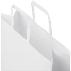 Bild på Kraftpapperspåse 80-90 g/m2 med platta handtag – large