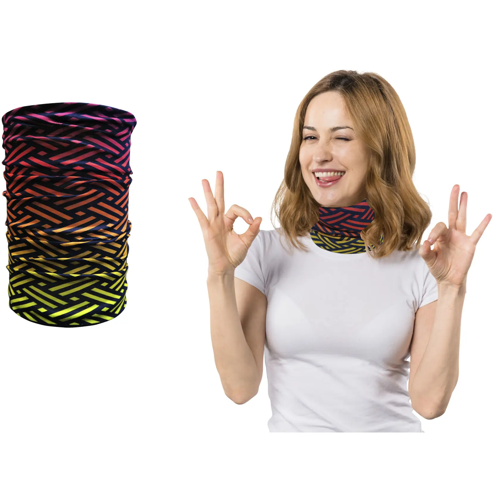 Bild på Sublimerad multiscarf 145 g/m²