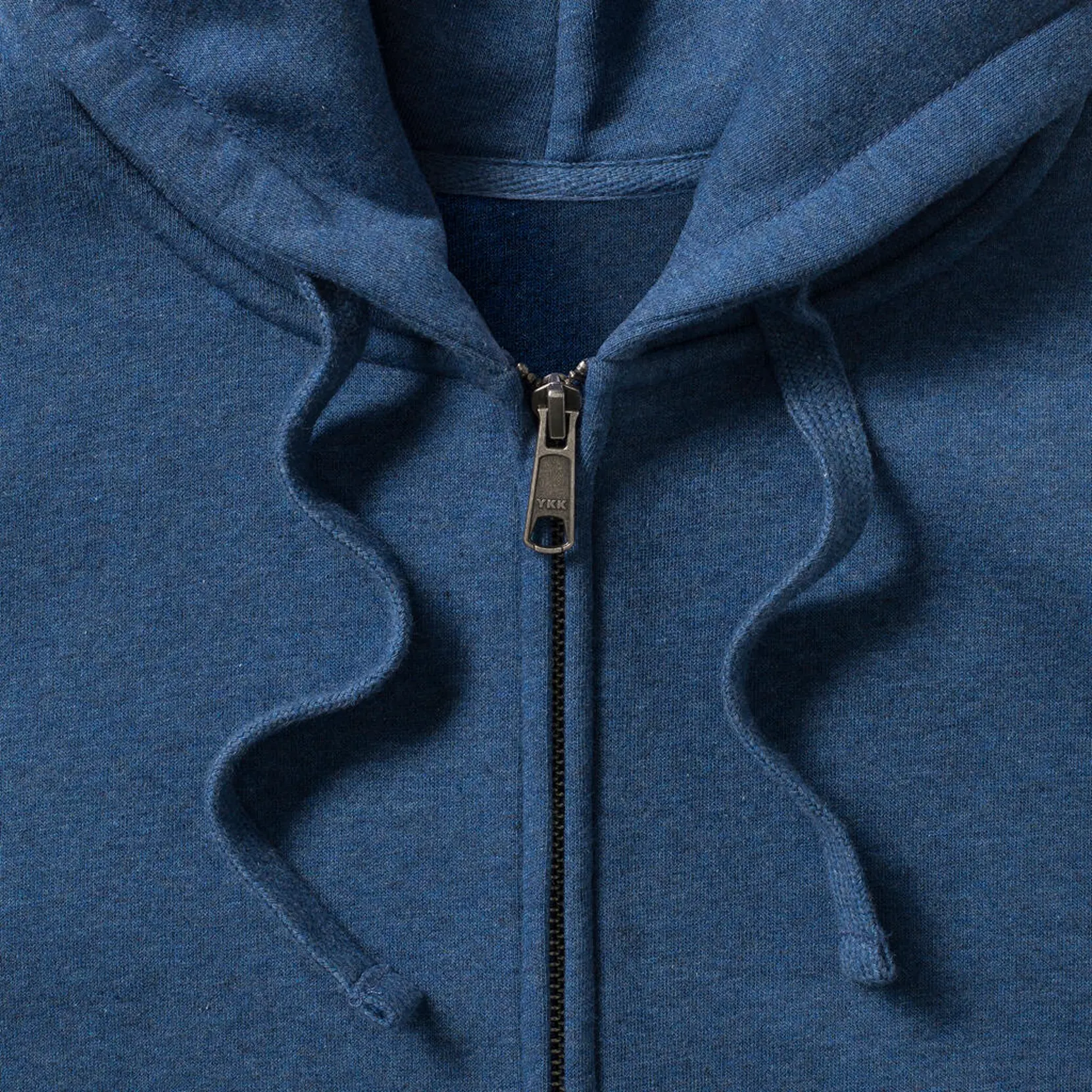 Bild på Men's Authentic Melange Zipped Hood Sweat