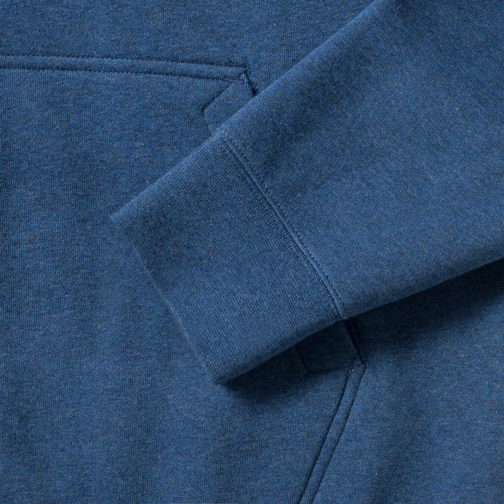 Bild på Men's Authentic Melange Zipped Hood Sweat