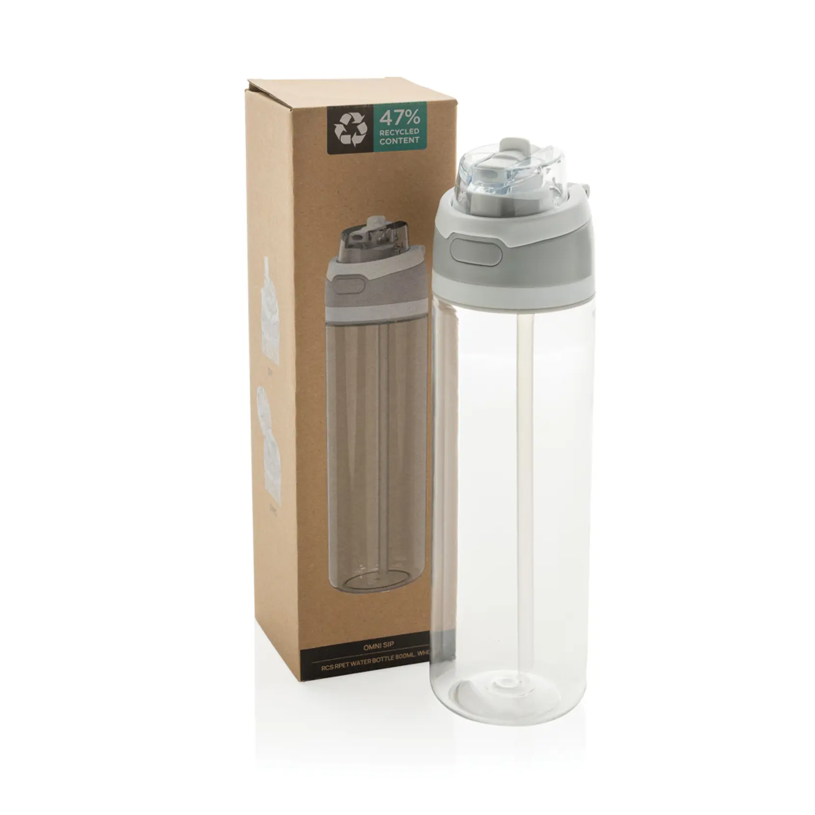 Bild på Omni sip RCS RPET vattenflaska 800ML