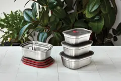 Bild på Black+Blum Matlådeset i Rostfritt Stål – 3 delar