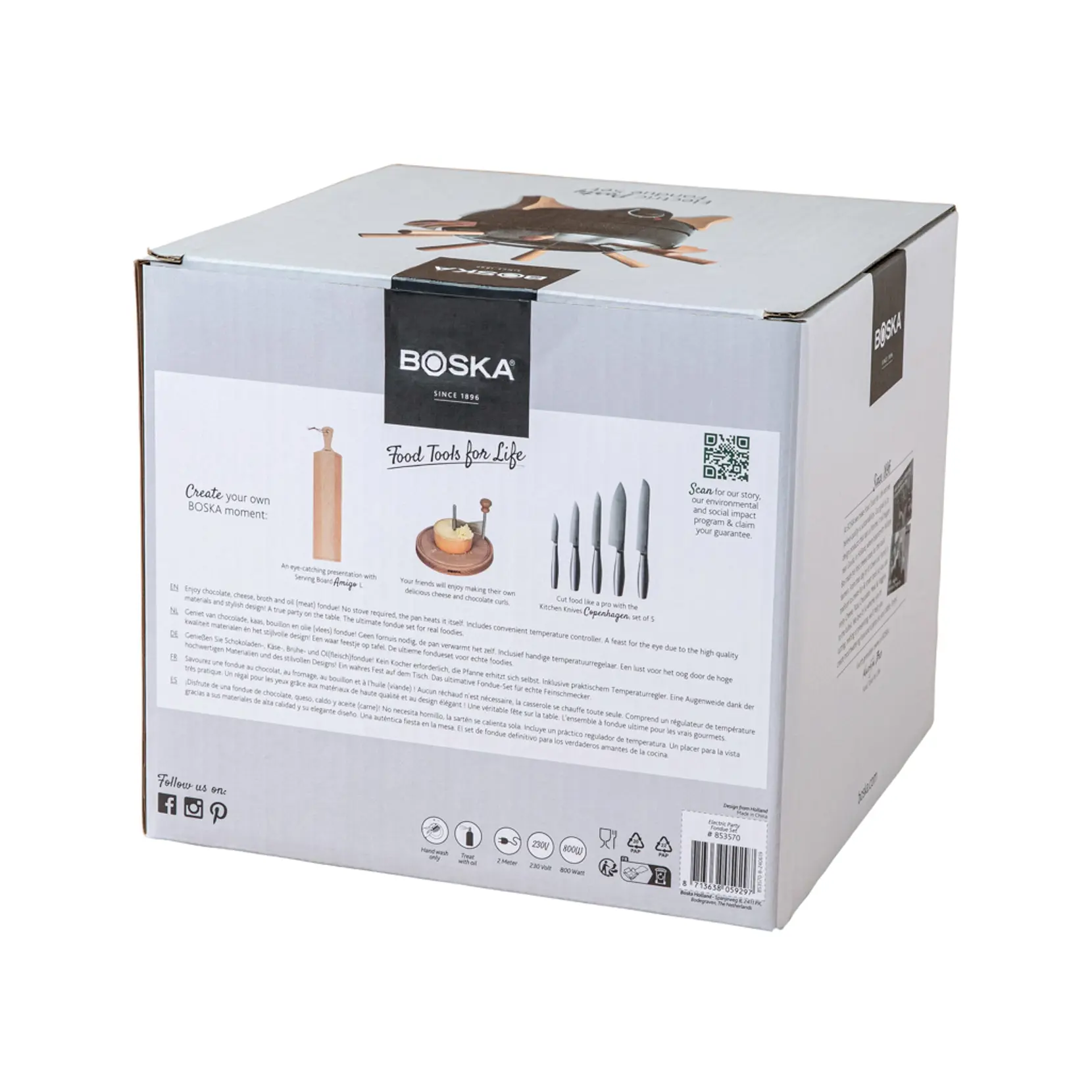 Bild på BOSKA Elektrisk fondue set – 2,3 l (EU-typ F)