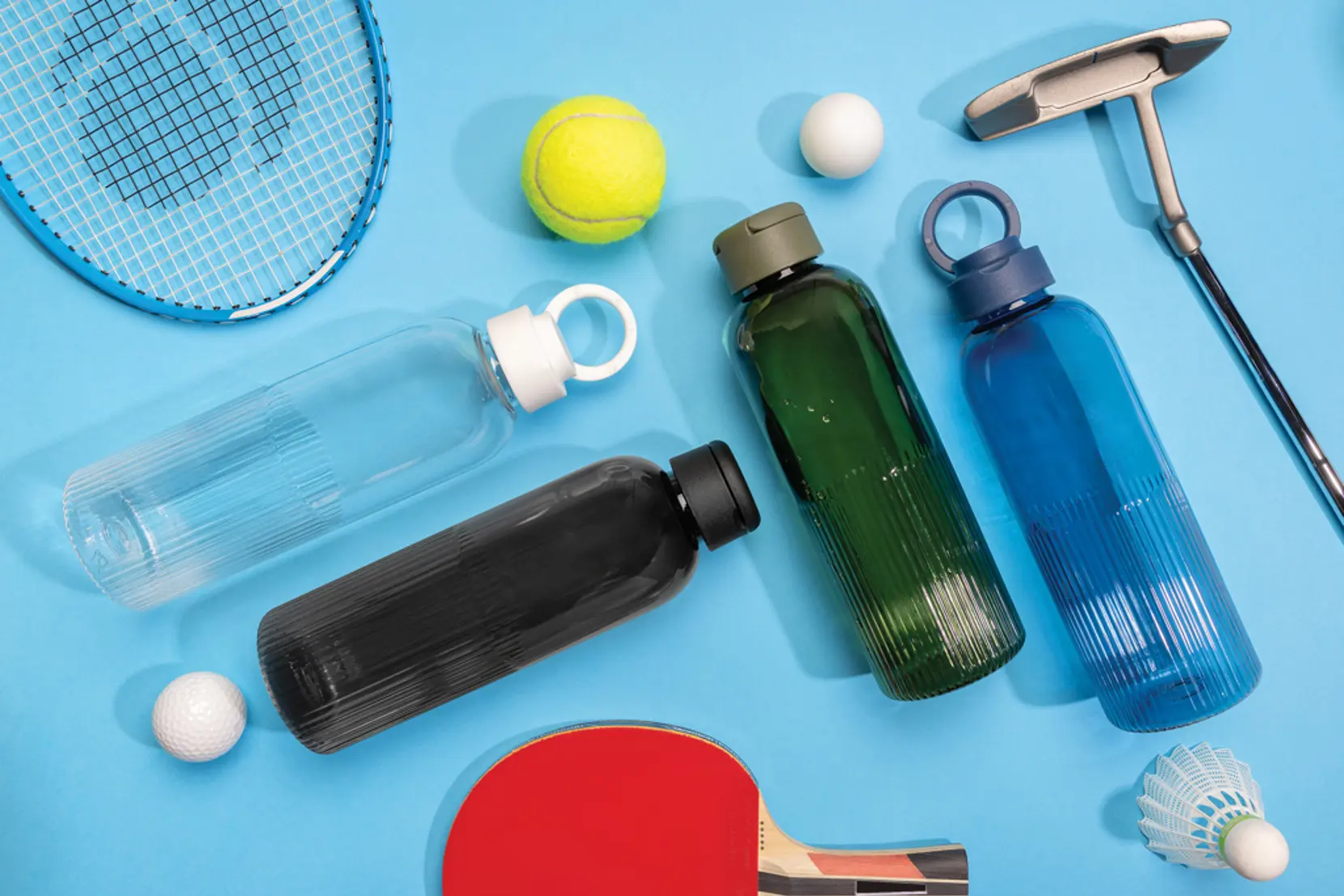 Bild på Ripple RCS RPET Läckagesäker vattenflaska med handtag 750ML