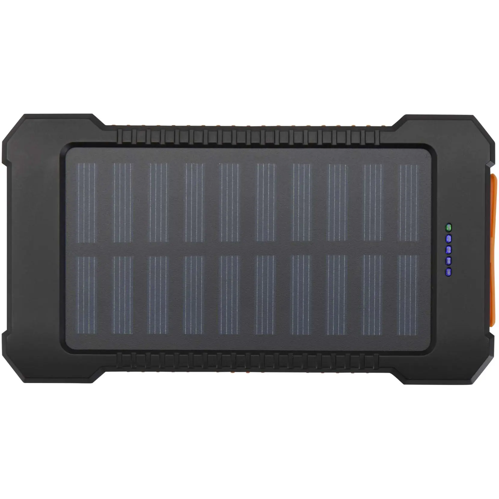 Bild på Altair 5 000 mAh 10 W robust solcellsbank av återvunnen plast med inbyggd ficklampa
