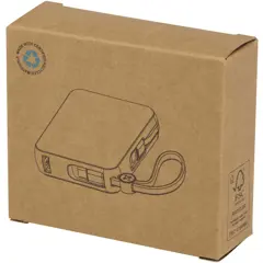 Bild på Acrux 10 000 mAh 35 W powerbank för surfplattor med inbyggd Type-C-kabel – tillverkad av återvunnen plast