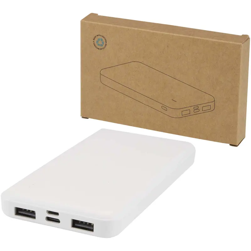 Bild på Intan 10 000 mAh 10 W powerbank av återvunnen plast