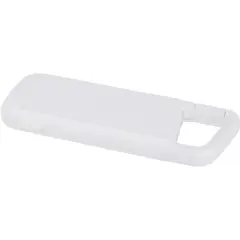 Bild på Alkes 5 000 mAh 12 W vattenbeständig powerbank av återvunnen plast med karbinhake