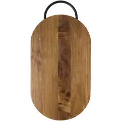 Bild på Julienne skärbräda med handtag, av akaciaträ