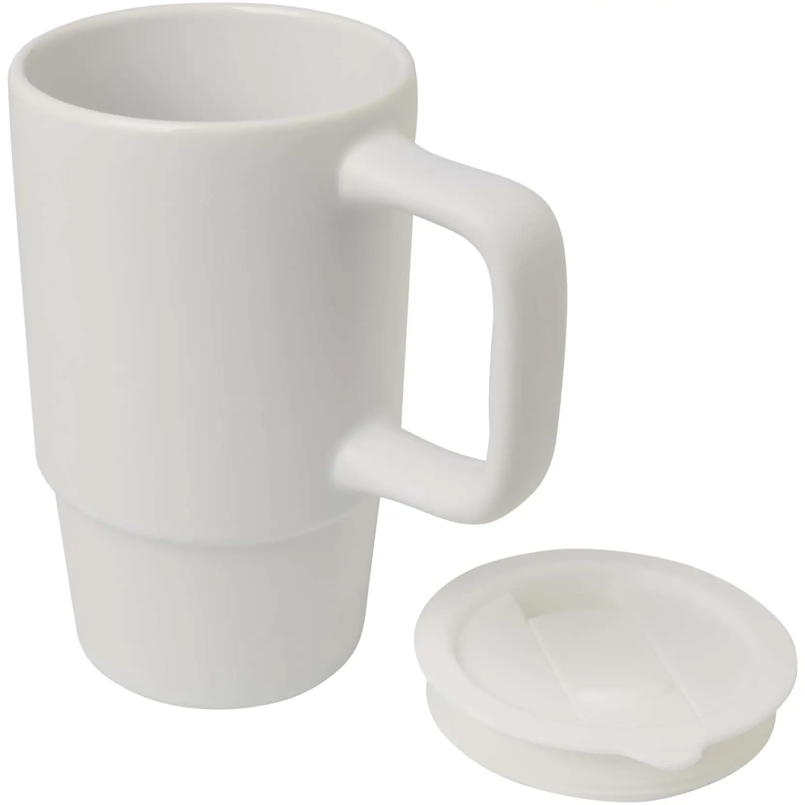 Bild på Carter 450 ml keramisk mugg med plastlock